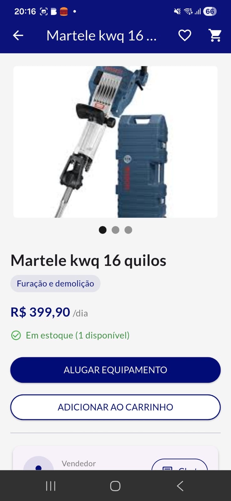 Detalhes do Equipamento